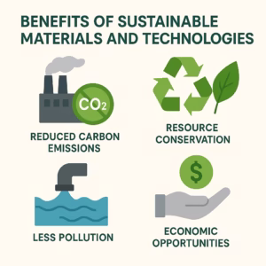 Benefits of Sustainable Materials and Technologies