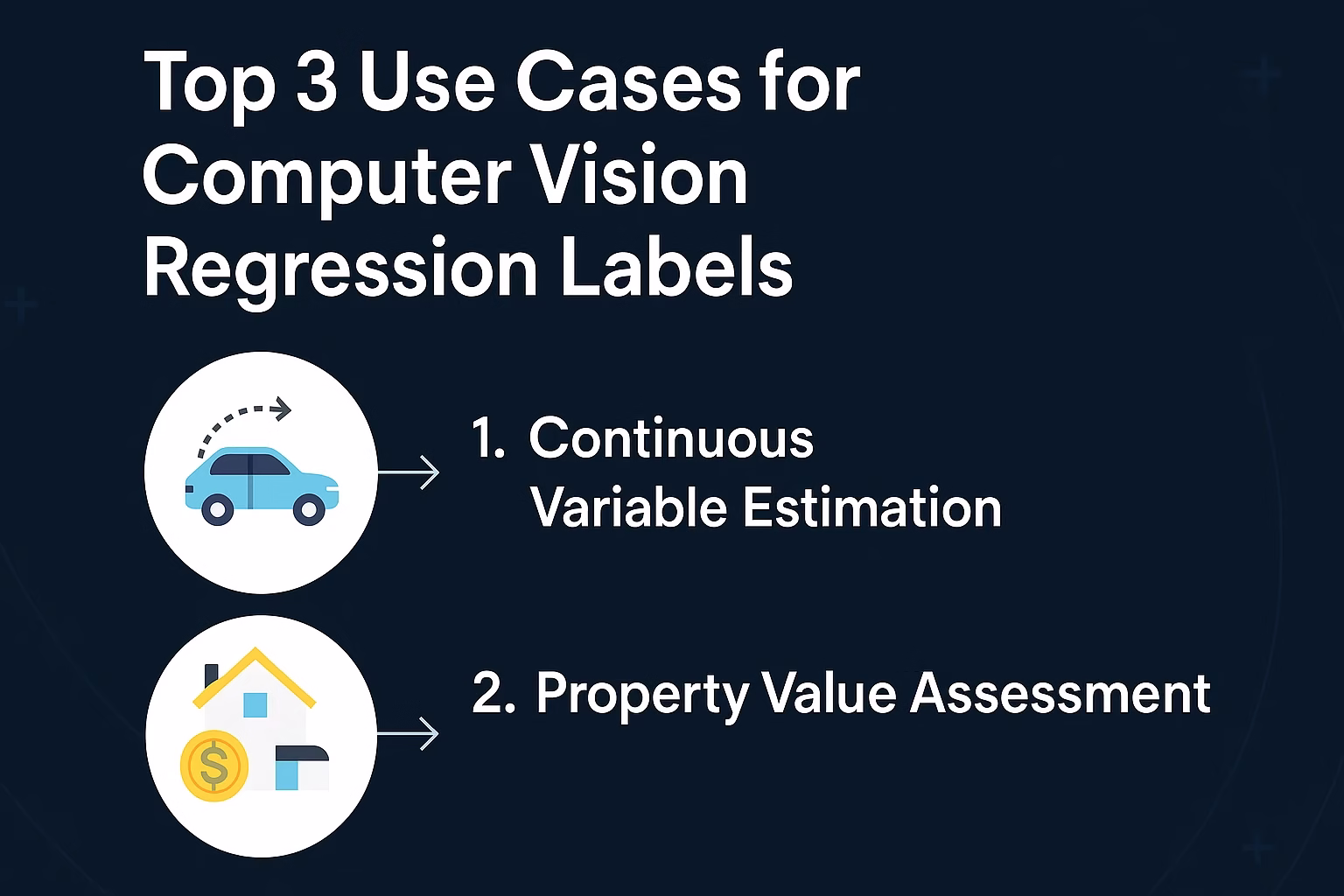 Top 3 Use Cases Computer Vision Regression Labels