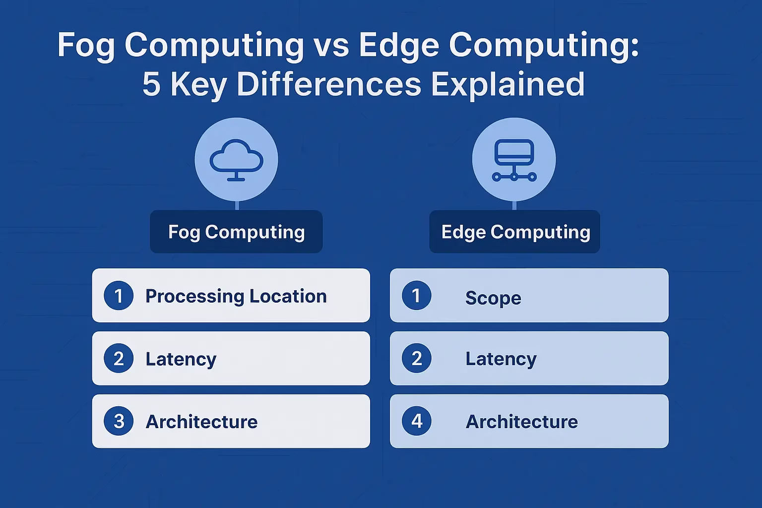 Fog Computing vs Edge Computing: 5 Key Differences Explained