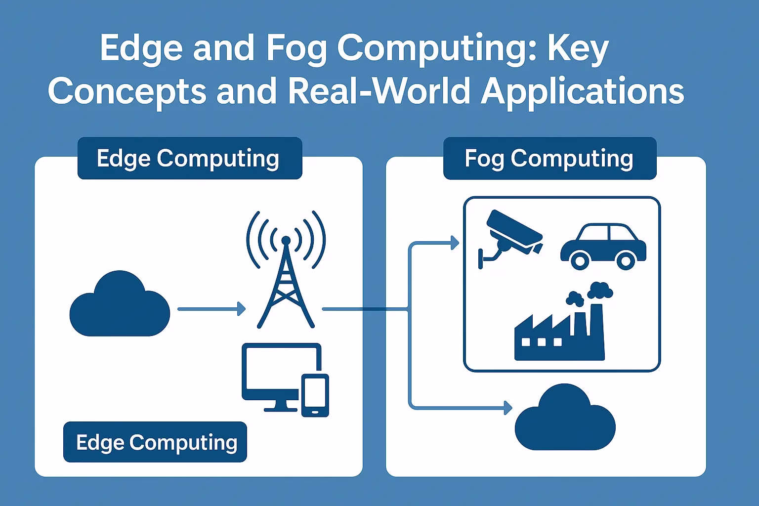 Edge and Fog Computing: Key Concepts and Real-World Applications